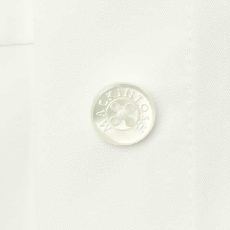 MACKINTOSH MACKINTOSH ＜マッキントッシュ＞ 7分袖ドロップショルダーシャツ WHITE