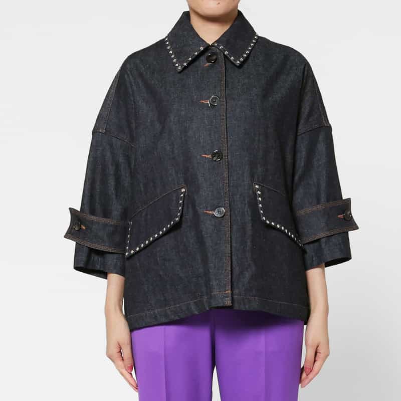 MACKINTOSH MACKINTOSH ＜マッキントッシュ＞ スタッズデザイン デニムジャケット NAVY