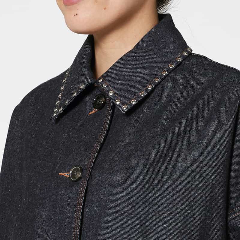 MACKINTOSH MACKINTOSH ＜マッキントッシュ＞ スタッズデザイン デニムジャケット NAVY