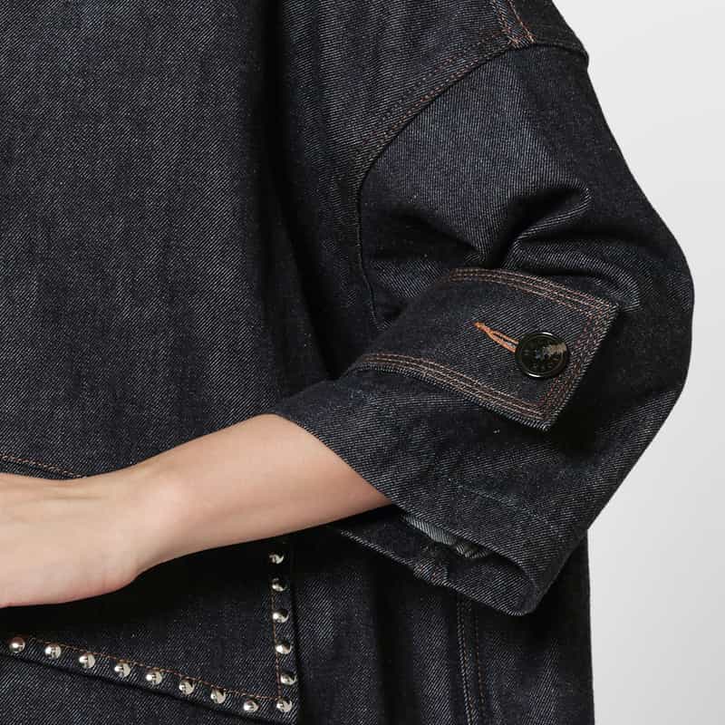 MACKINTOSH MACKINTOSH ＜マッキントッシュ＞ スタッズデザイン デニムジャケット NAVY