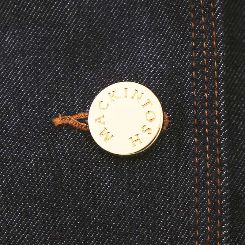 MACKINTOSH MACKINTOSH ＜マッキントッシュ＞ ノーカラーデニムジャケット NAVY