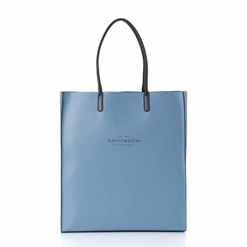 SMYTHSON SMYTHSON＜スマイソン＞ ロゴ入りトートバッグ LIGHT BLUE