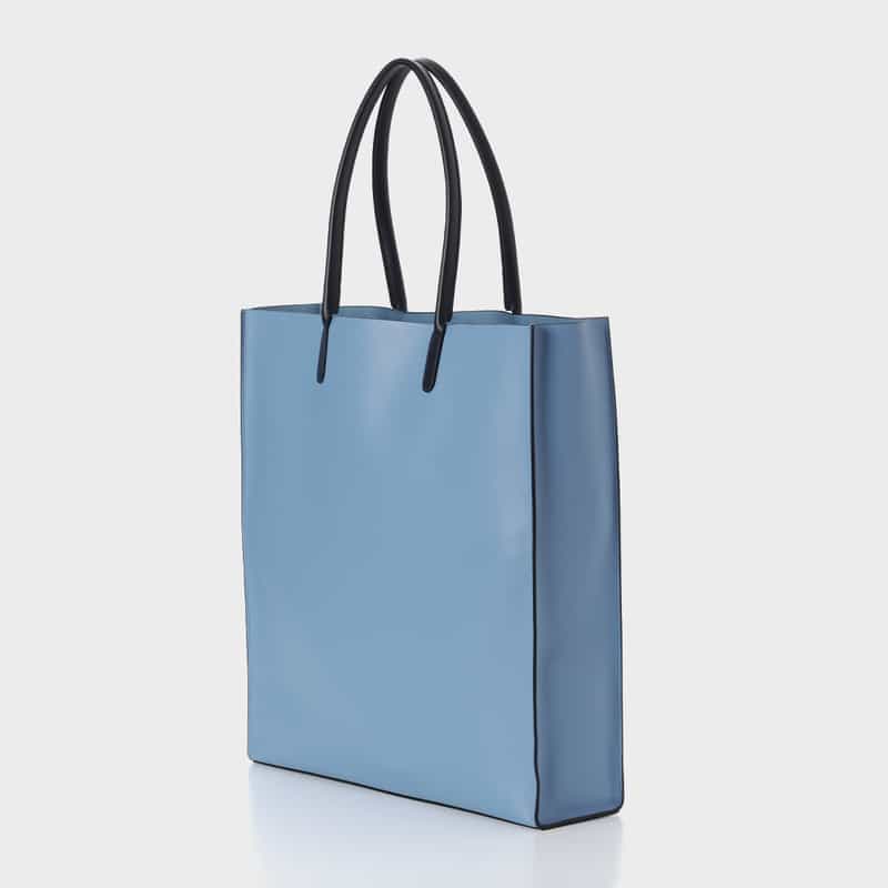 SMYTHSON SMYTHSON＜スマイソン＞ ロゴ入りトートバッグ LIGHT BLUE