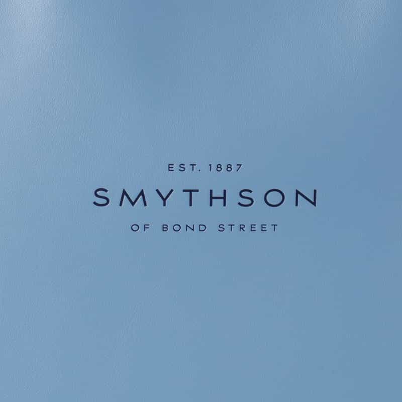 SMYTHSON SMYTHSON＜スマイソン＞ ロゴ入りトートバッグ LIGHT BLUE