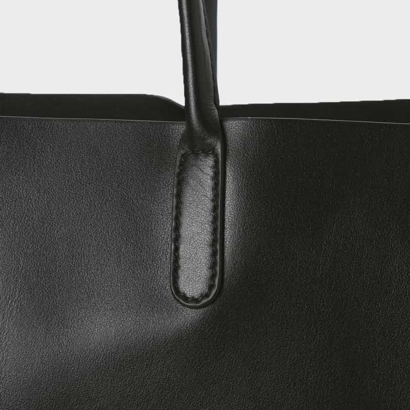 SMYTHSON SMYTHSON＜スマイソン＞ ロゴ入りトートバッグ BLACK