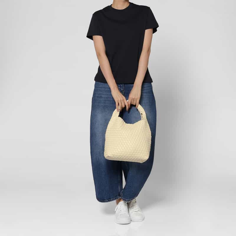 RYLAN RYLAN ＜ライラン＞ リサイクルヴィーガンレザー スモールトートバッグ IVORY