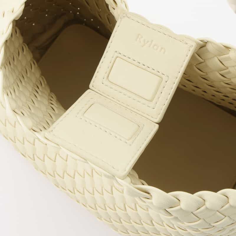 RYLAN RYLAN ＜ライラン＞ リサイクルヴィーガンレザー スモールトートバッグ IVORY