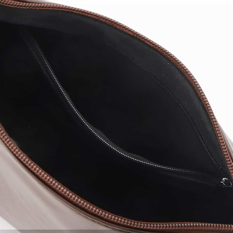 RYLAN RYLAN ＜ライラン＞ リサイクルヴィーガンレザー ラージトートバッグ DARK BROWN