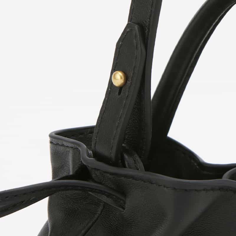 RYLAN RYLAN＜ライラン＞ レザーミニトートバッグ BLACK