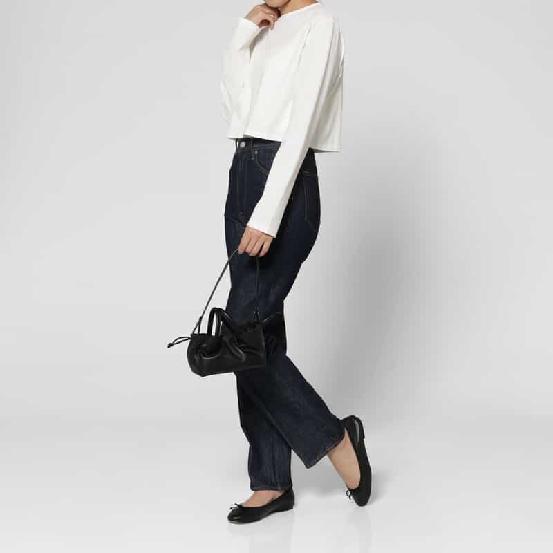 RYLAN RYLAN＜ライラン＞ レザーミニトートバッグ BLACK