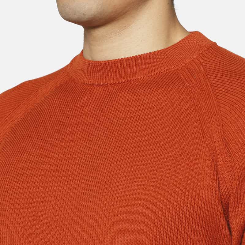 FILIPPO DE LAURENTIIS FILIPPO DE LAURENTIIS＜フィリップ デ ローレンティス＞ コットンニットプルオーバー ORANGE