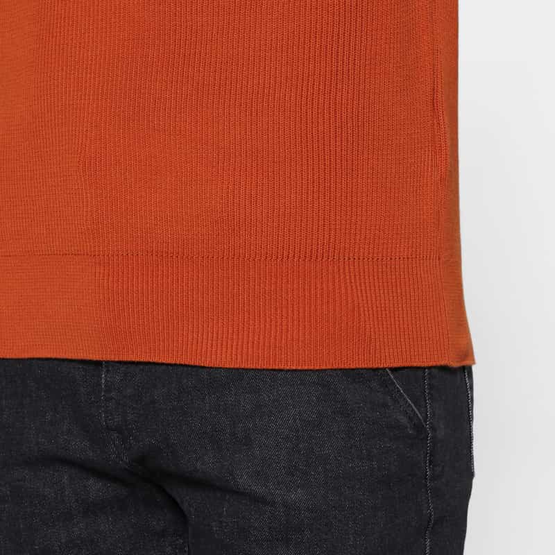 FILIPPO DE LAURENTIIS FILIPPO DE LAURENTIIS＜フィリップ デ ローレンティス＞ コットンニットプルオーバー ORANGE