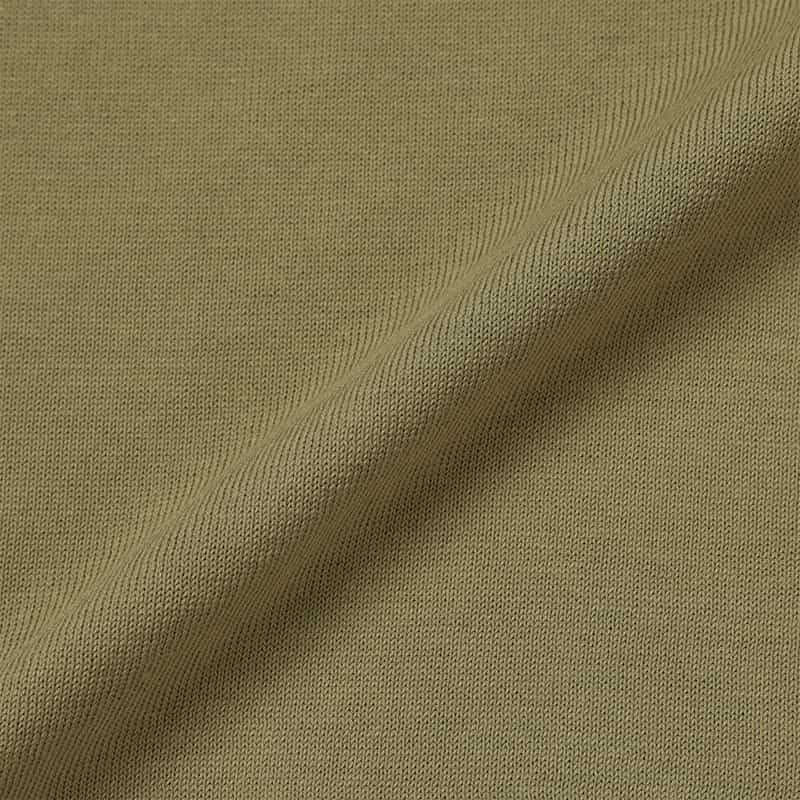 FILIPPO DE LAURENTIIS FILIPPO DE LAURENTIIS＜フィリップ デ ローレンティス＞ リブクルーネックニットプルオーバー OLIVE