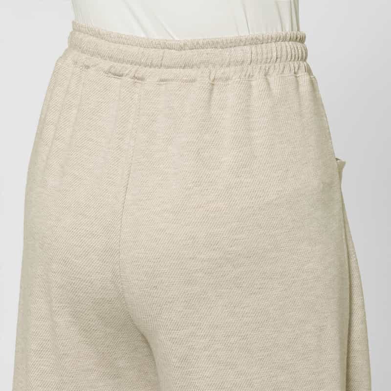 BARNEYS NEW YORK ウォッシャブル サイドポケットデザイン ドローストリングワイドパンツ BEIGE