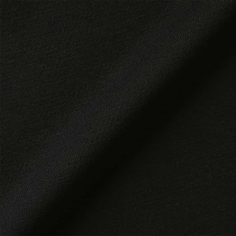 BARNEYS NEW YORK ウォッシャブル サイドポケットデザイン ドローストリングワイドパンツ BLACK