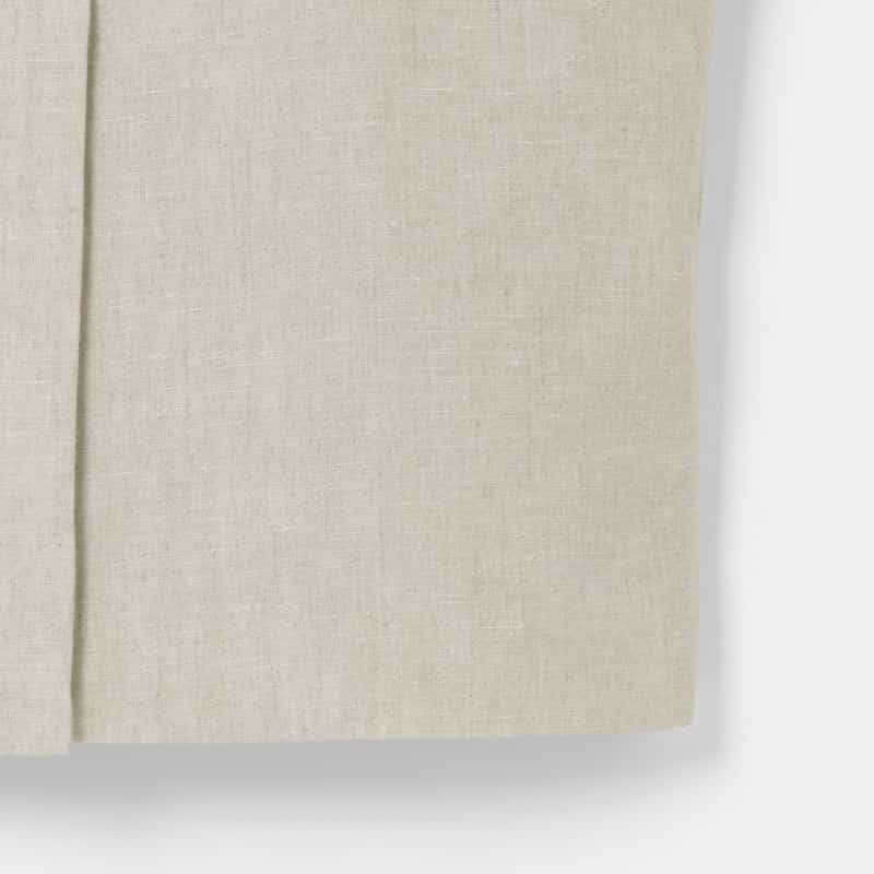 BARNEYS NEW YORK リネン素材 ハーフスリーブ ダブルブレストジャケット BEIGE