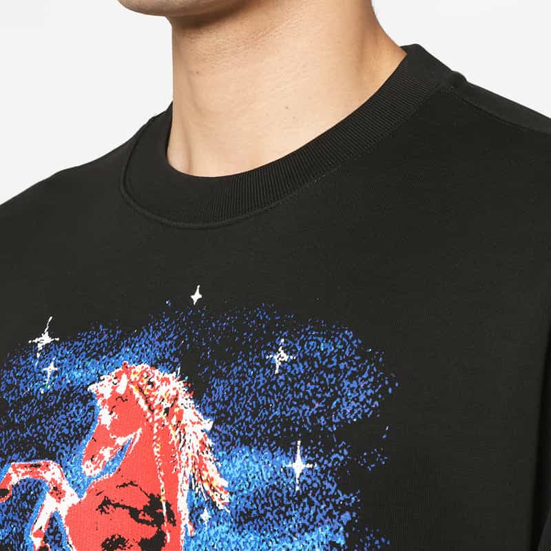 KENZO KENZO＜ケンゾー＞ グラフィックスウェットプルオーバー BLACK