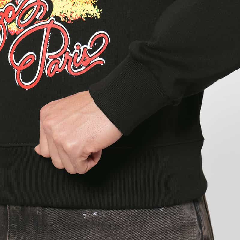 KENZO KENZO＜ケンゾー＞ グラフィックスウェットプルオーバー BLACK