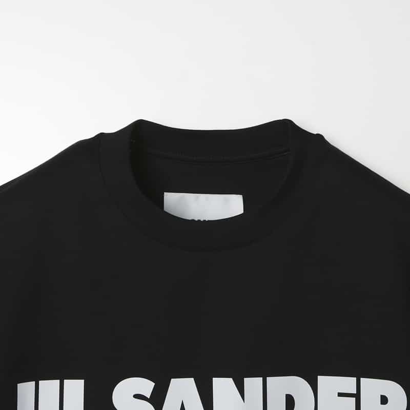 JIL SANDER JIL SANDER＜ジル サンダー＞ ロゴ入りTシャツ BLACK