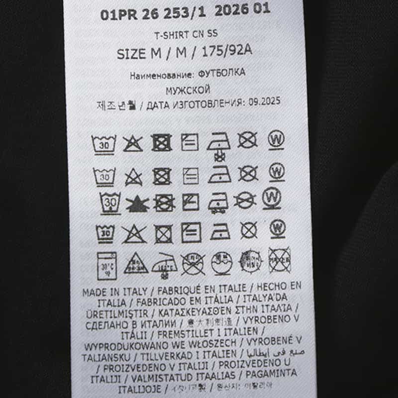 JIL SANDER JIL SANDER＜ジル サンダー＞ ロゴ入りTシャツ BLACK