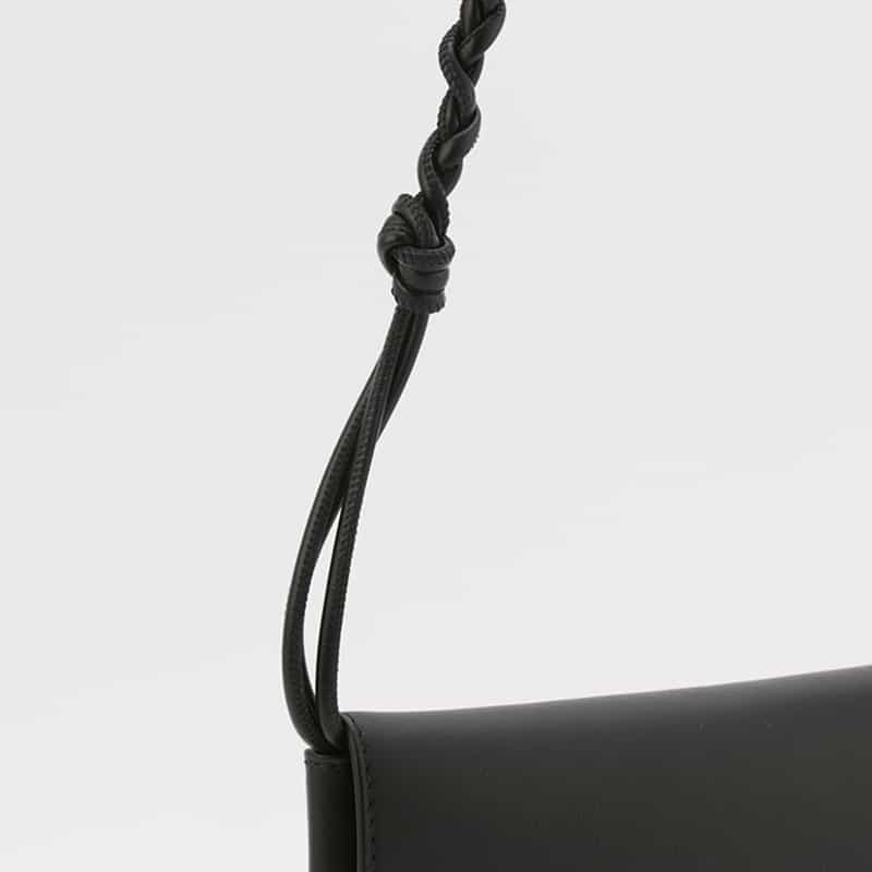 JIL SANDER JIL SANDER＜ジル サンダー＞ ショルダーバッグ BLACK