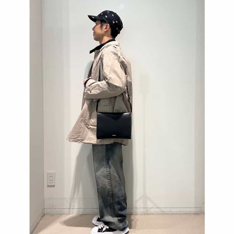 JIL SANDER JIL SANDER＜ジル サンダー＞ ショルダーバッグ BLACK