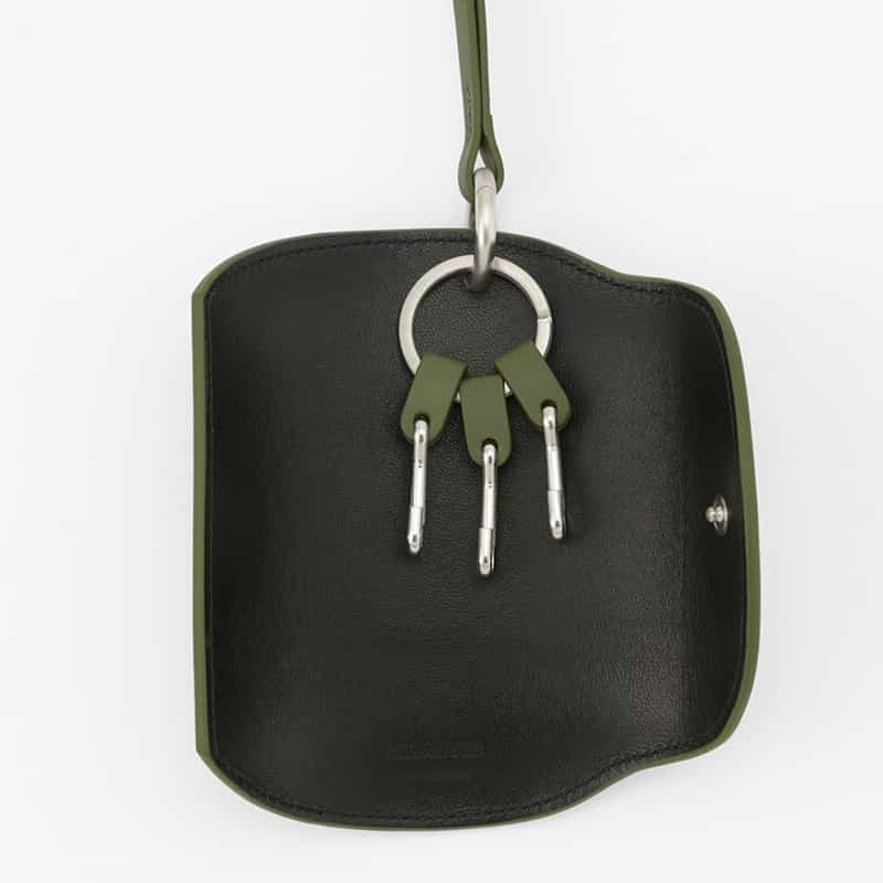JIL SANDER JIL SANDER＜ジル サンダー＞ ストラップ付きキーリング KHAKI