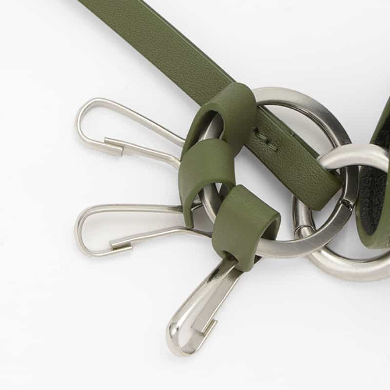 JIL SANDER JIL SANDER＜ジル サンダー＞ ストラップ付きキーリング KHAKI