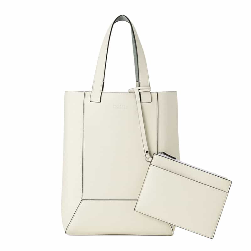 バイカラー トートバッグ