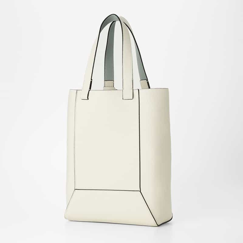 BARNEYS NEW YORK バイカラー トートバッグ WHITE