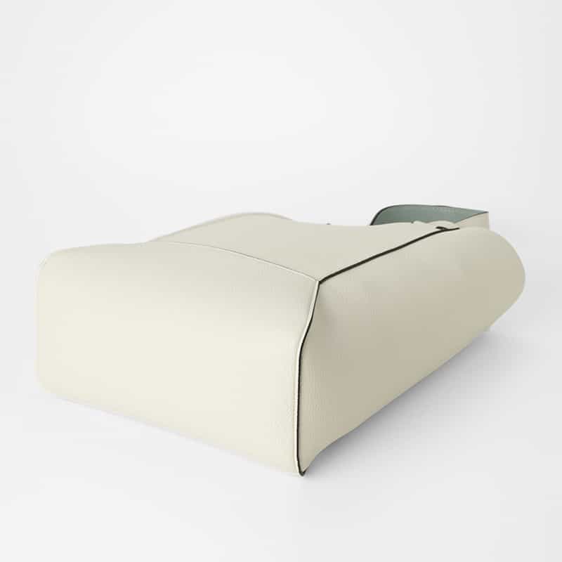 BARNEYS NEW YORK バイカラー トートバッグ WHITE