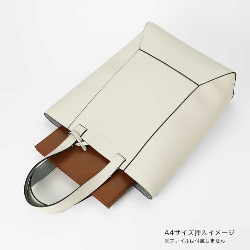 BARNEYS NEW YORK バイカラー トートバッグ WHITE