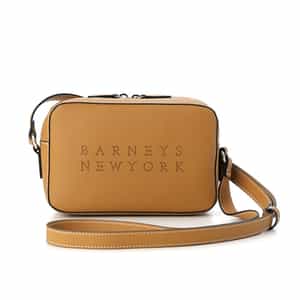 パンチング加工　ロゴ入りミニショルダーバッグ