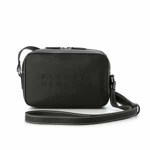 パンチング加工　ロゴ入りミニショルダーバッグ