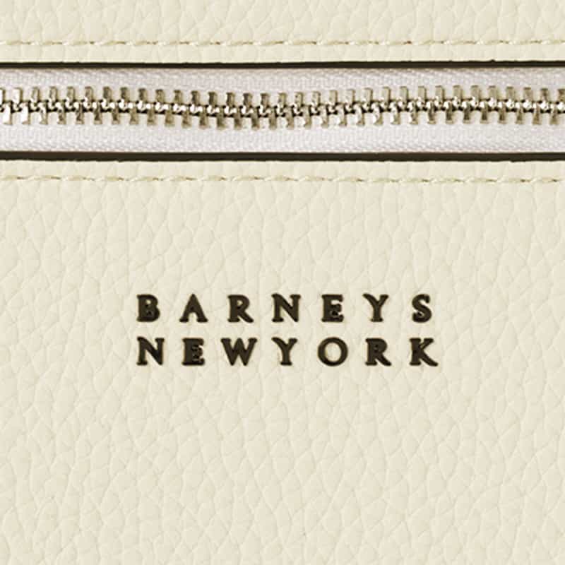BARNEYS NEW YORK ロゴ入りトートバッグ WHITE