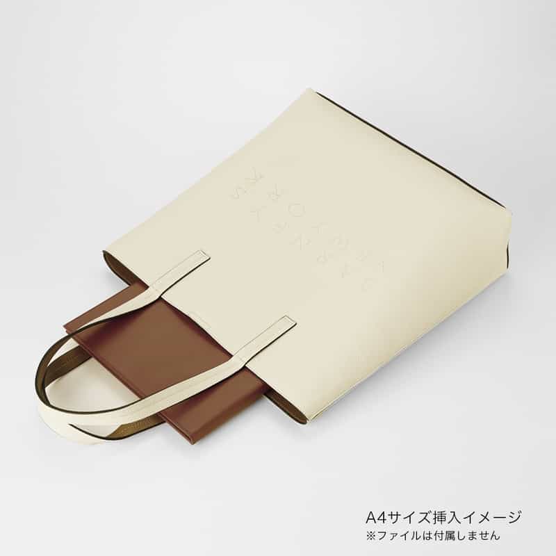 BARNEYS NEW YORK ロゴ入りトートバッグ WHITE