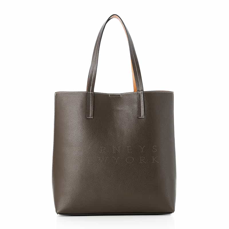 BARNEYS NEW YORK ロゴ入りトートバッグ BROWN
