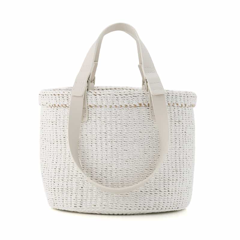 BUCKET BAGGAGE BUCKET BAGGAGE ＜バケット バゲージ＞ バスケットバッグ WHITE