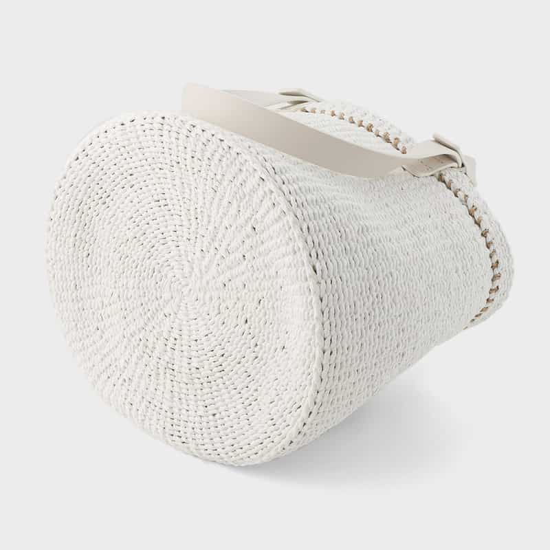 BUCKET BAGGAGE BUCKET BAGGAGE ＜バケット バゲージ＞ バスケットバッグ WHITE