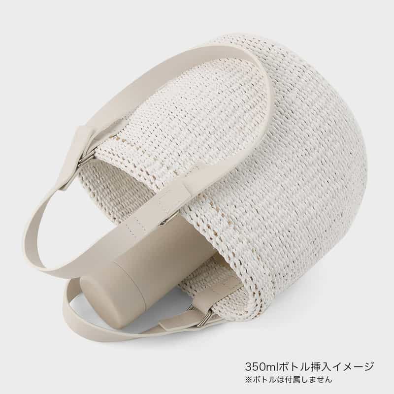 BUCKET BAGGAGE BUCKET BAGGAGE ＜バケット バゲージ＞ バスケットバッグ WHITE