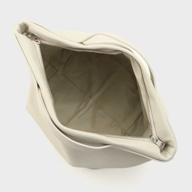 BUCKET BAGGAGE BUCKET BAGGAGE ＜バケット バゲージ＞ レザー ミニトートバッグ IVORY