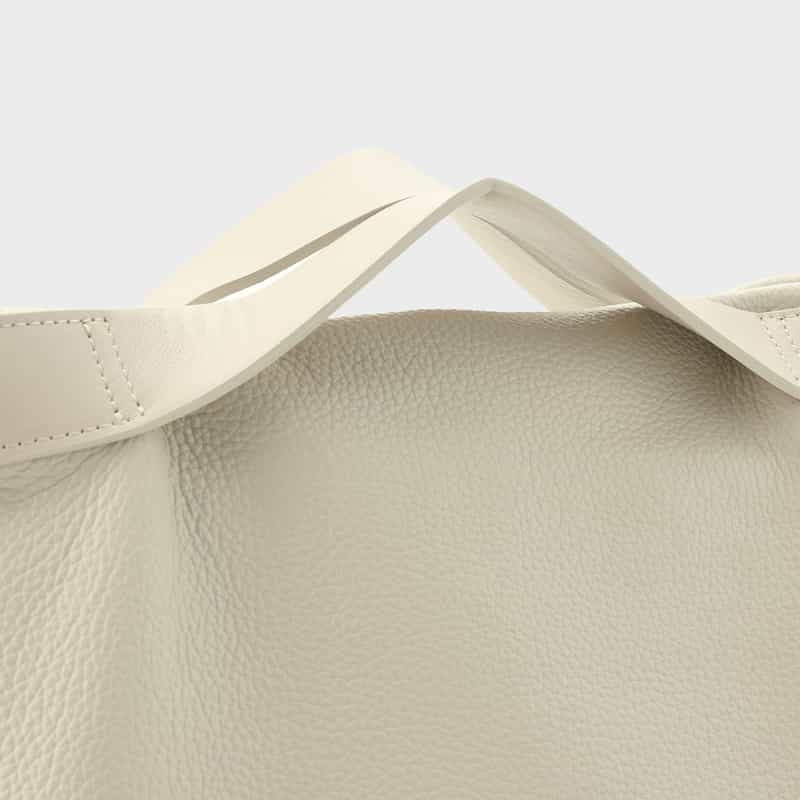 BUCKET BAGGAGE BUCKET BAGGAGE ＜バケット バゲージ＞ レザー ミニトートバッグ IVORY