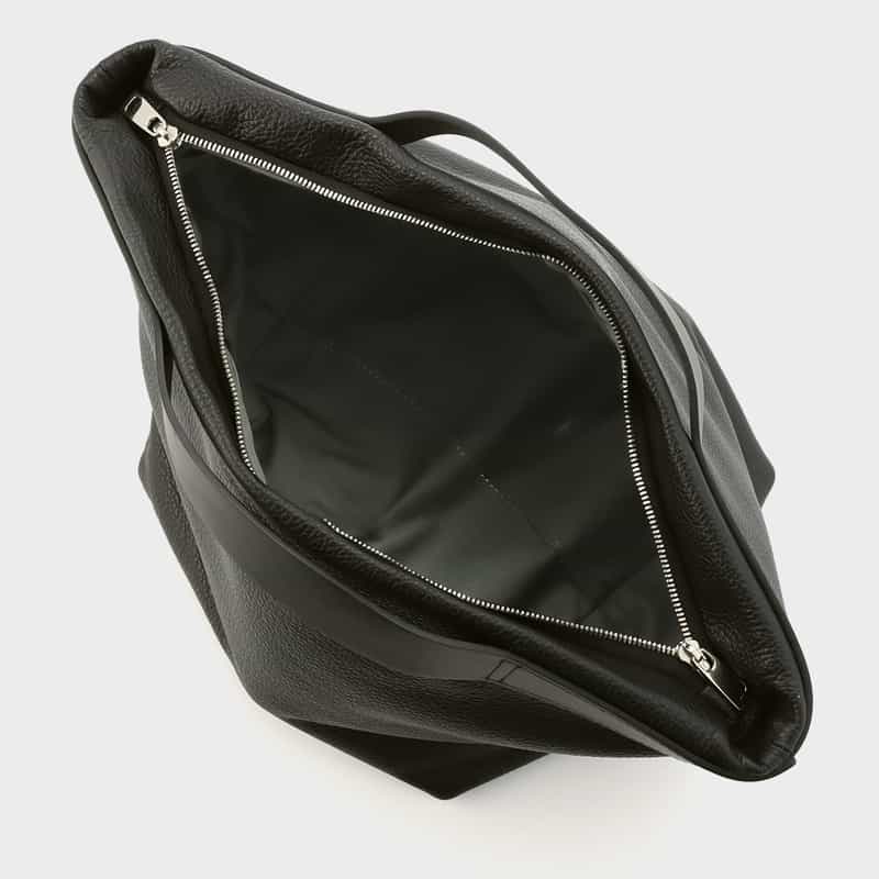 BUCKET BAGGAGE BUCKET BAGGAGE ＜バケット バゲージ＞ レザー ミニトートバッグ BLACK