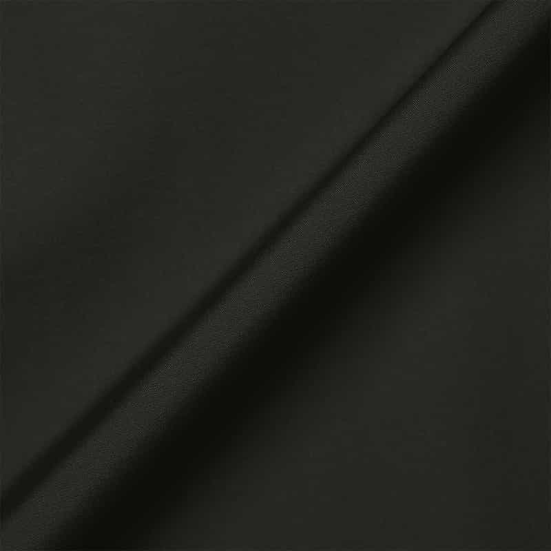 BARNEYS NEW YORK ウォッシャブル サイドスリット入りロングブラウス BLACK