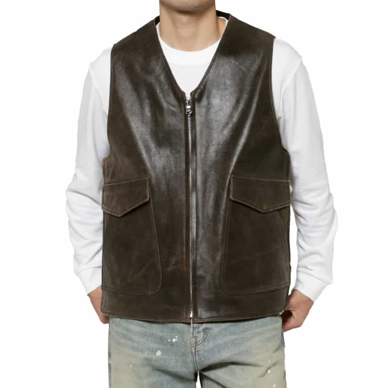 YOKE＜ヨーク＞ バーニーズ　ニューヨーク限定 レザーベスト