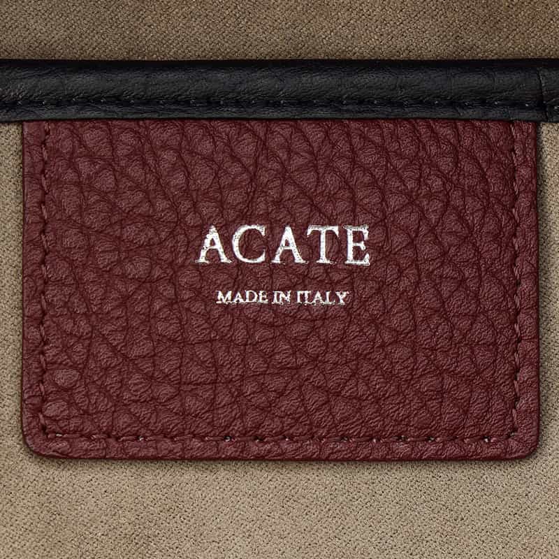 ACATE ACATE＜アカーテ＞ レザーバックパック BLACK