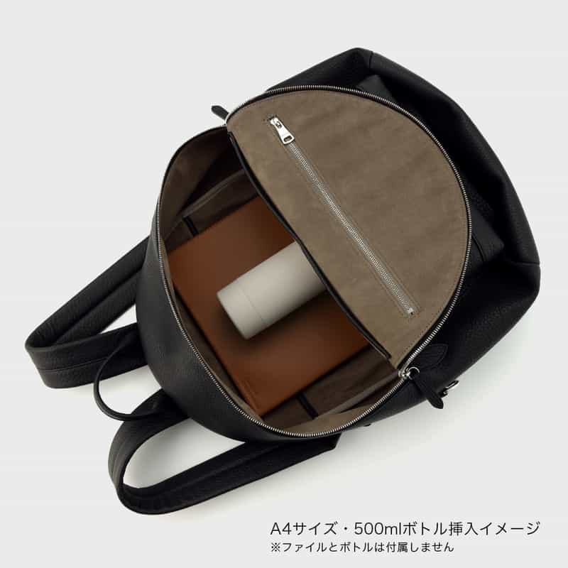 ACATE ACATE＜アカーテ＞ レザーバックパック BLACK