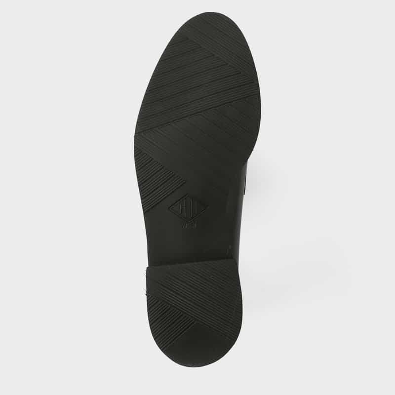 WH WH＜ダブルエイチ＞ コインローファー BLACK