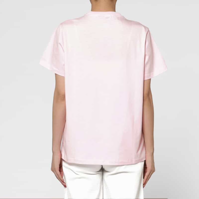 GANNI GANNI＜ガニー＞ ロゴプリントTシャツ PINK