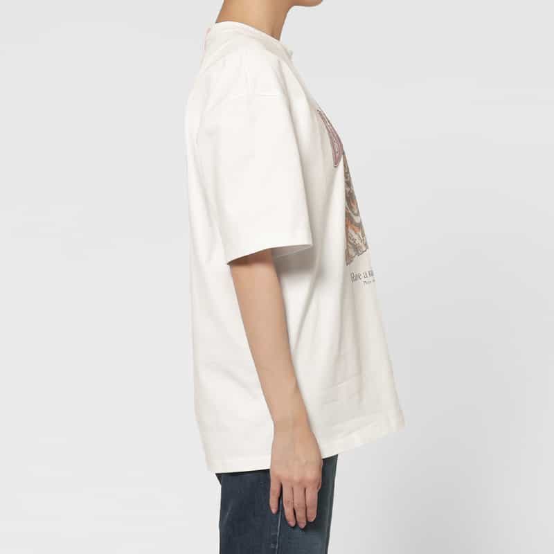 GANNI GANNI＜ガニー＞ プリントTシャツ WHITE